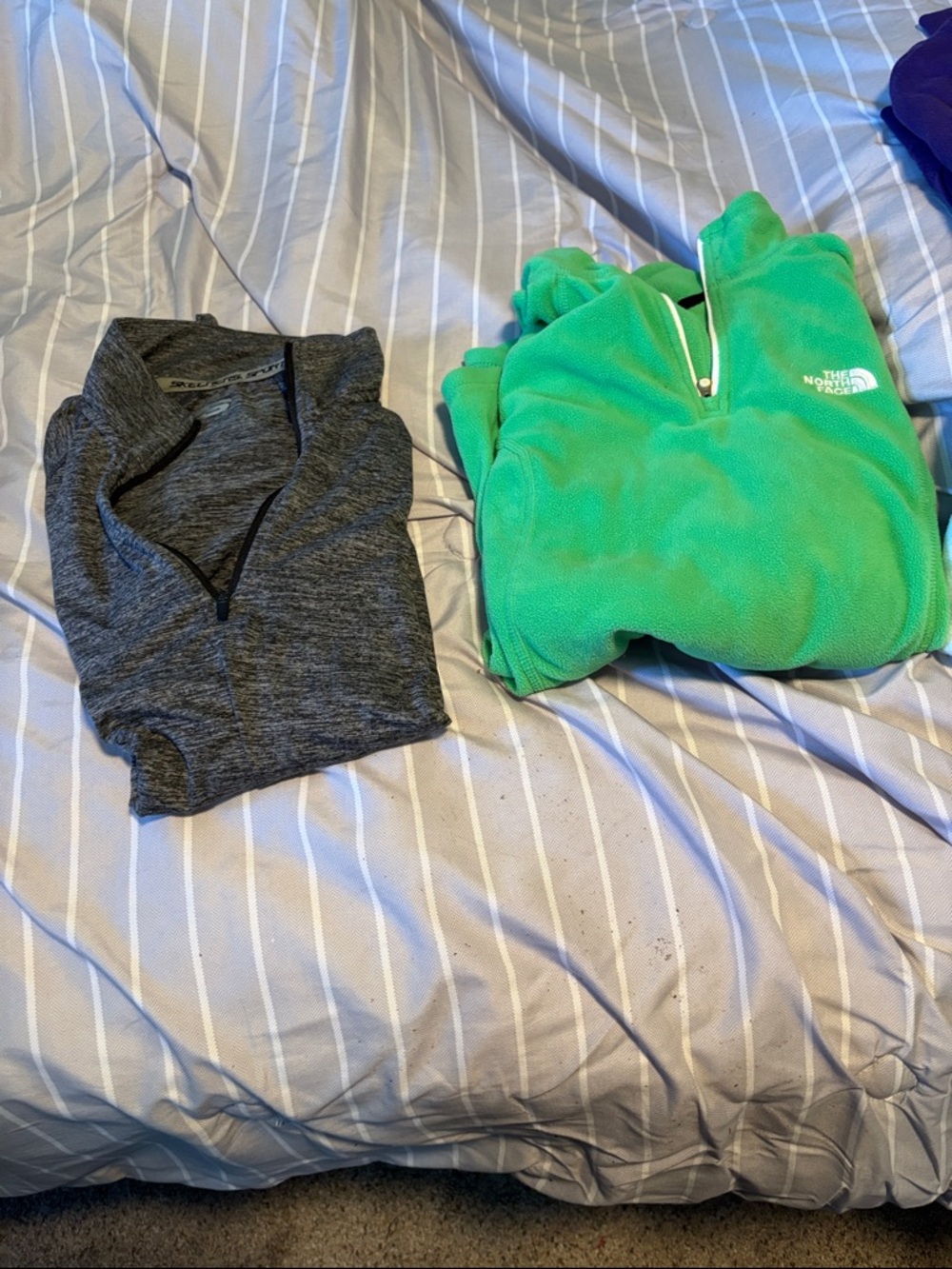 The North Face Men’s Bright Green Half-Zip Fleece Pullover